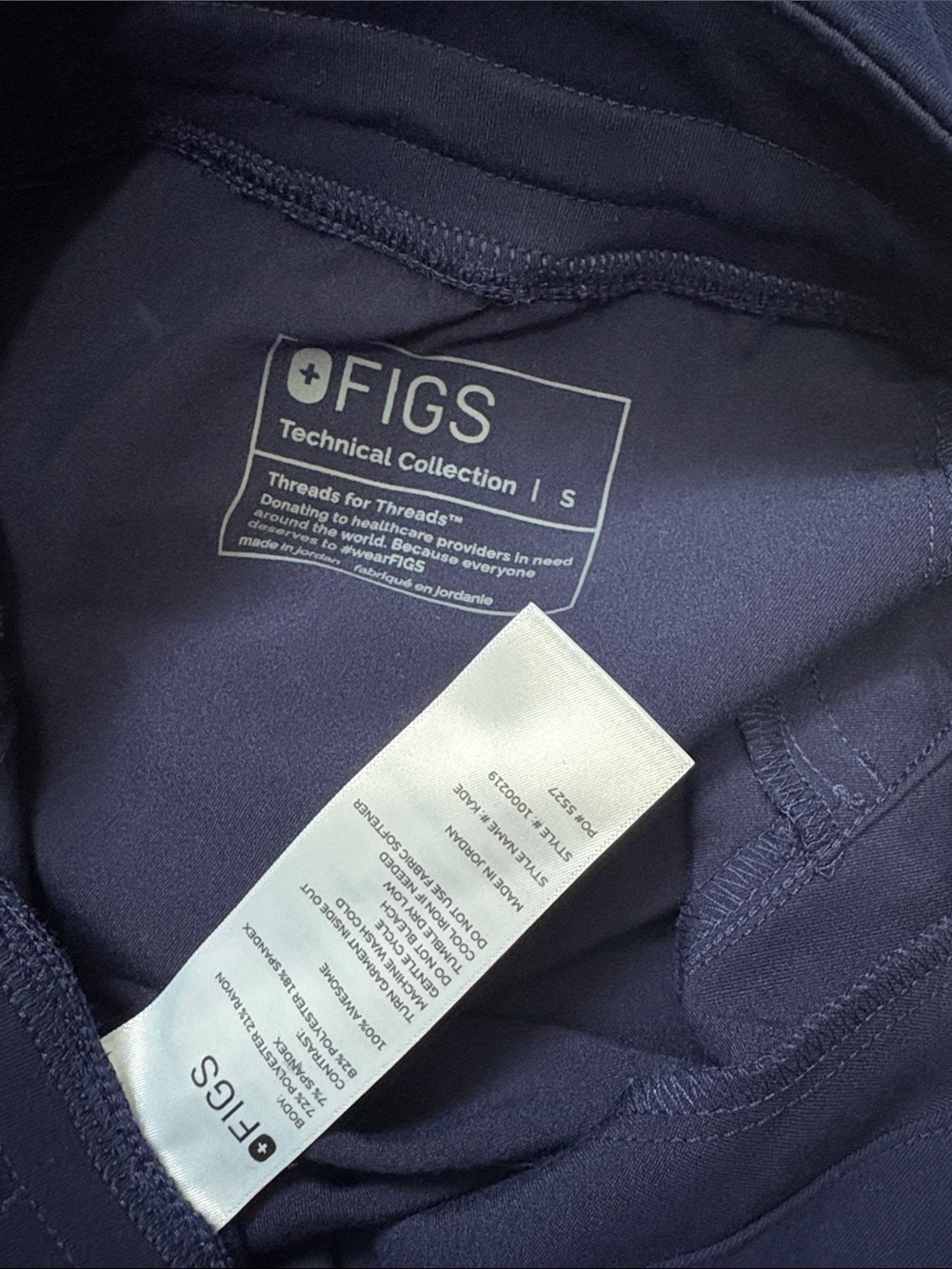 Figs Navy Scrub Set - Picture 3 of 7